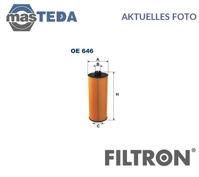 OE646 MOTOR ÖLFILTER FILTRON FÜR DEUTZ-FAHR AGROTRON,AGROPLUS