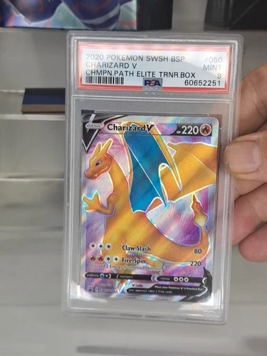 Charizard V SWSH050 SWSH: Sword & Shield Promo Cards Holo PSA 9