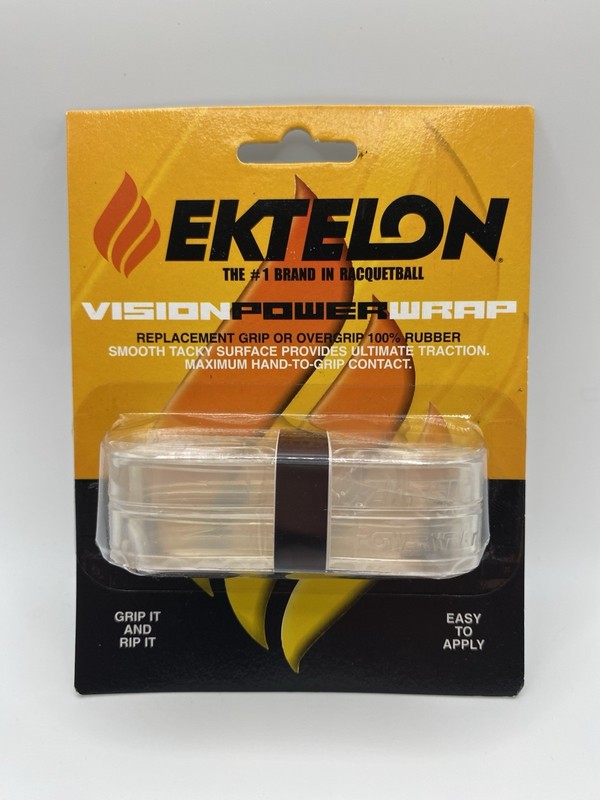 Ektelon Vision Power Wrap Racquetball Replacement - Over Grip 100% Rubber