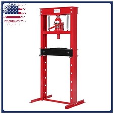 20ton Hydraulic Shop Press H-frame Hold Adjustable Height With Movable Plates 20ton Hydraulic Shop Press H-frame Hold Adjustable Height With Movable Plates