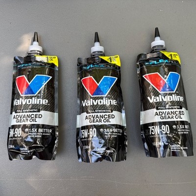 Valvoline 889785 Full Synthetic 75W90 Gear Oil, 3 Quarts