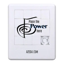 'Place The Power Here' Sliding Puzzle (PZ00040961)