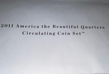 2011 America the Beautiful Quarters Circulating 10-Coin Set P & D