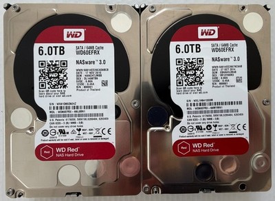 Western Digital Red Nas 6TB,Intern,5400RPM (WD60EFRX) NAS (Network Attached...