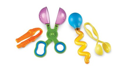 Helping Hands Feinmotorik Werkzeugset - Kinderpinzette, Tropfer Und Löffel