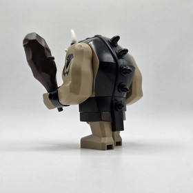 LEGO Troll Dark Tan with Black Armor Minifigure (cas423) Castle Fantasy Era 7097