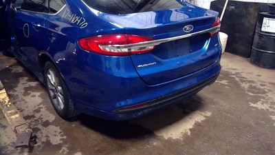 Blue Rear Bumper Without Park Assist 1 Exhaust Cutout Fits 13-18 FUSION 10315648