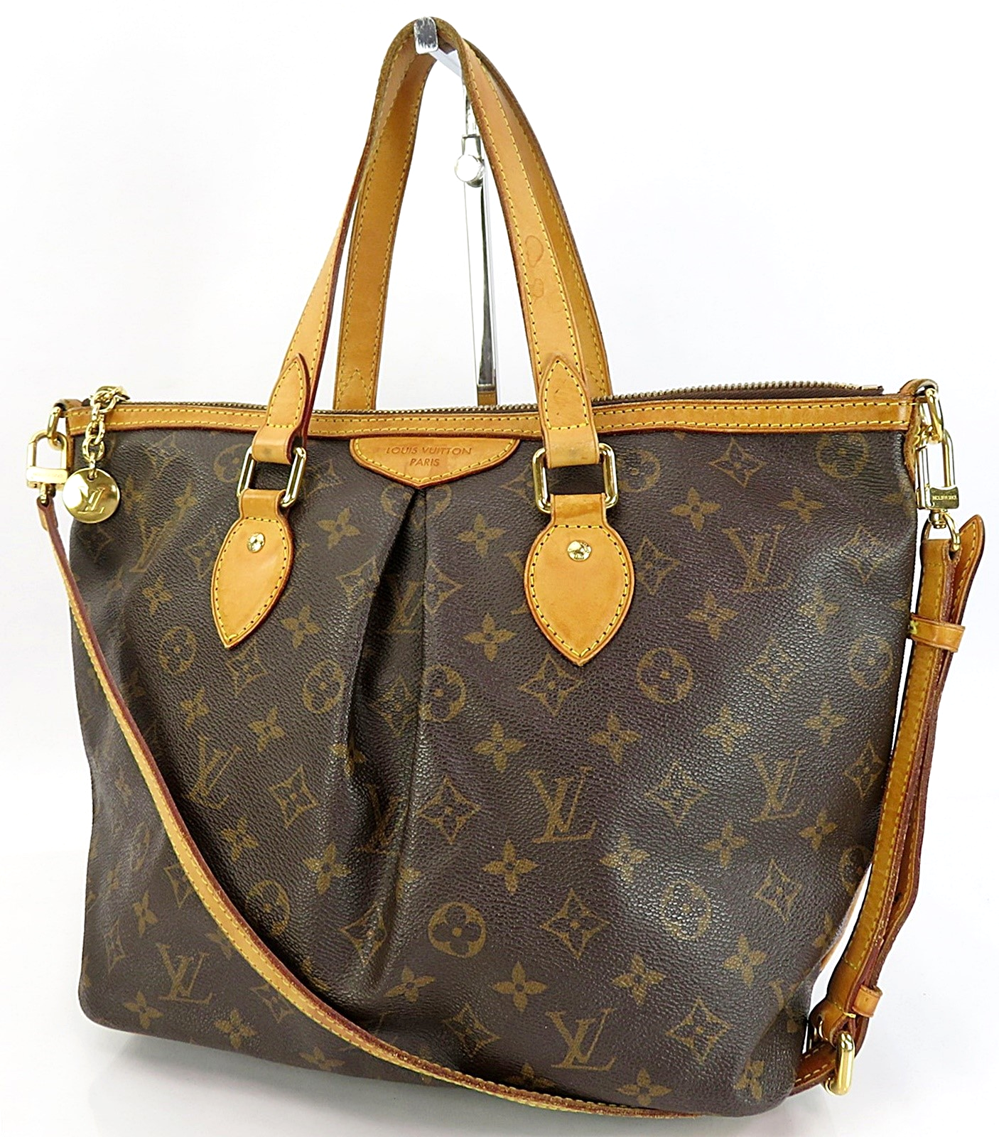 Auth LOUIS VUITTON Palermo PM Monogram 2-Way Hand Shoulder Bag Purse #63344