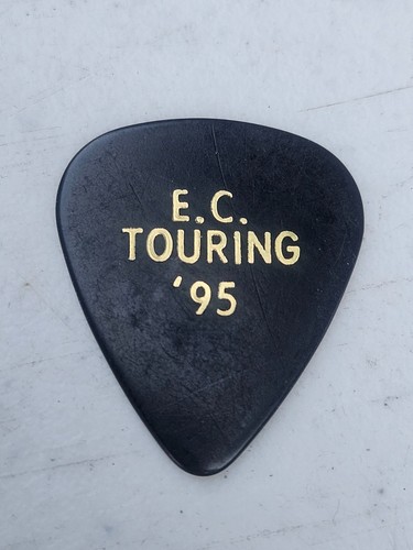 Eric Clapton 95' Tour sehr seltenes "Once Before Eden" Gitarren-Plektrum - E.C. Touring