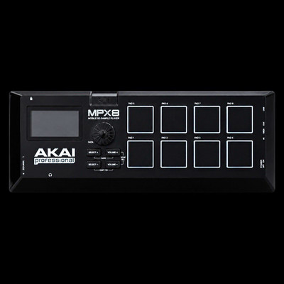 Akai Professional MPX8 Pad-Controller Sample Player, 8 Trigger-Pads, SD/USB
