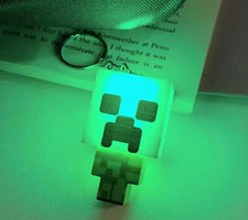 Minecraft creeper keychains good for backpacks, key rings, party favors,  more