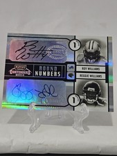 2004 Playoff Contenders Round Numbers /100 Reggie / Roy Williams Rookie Auto RC