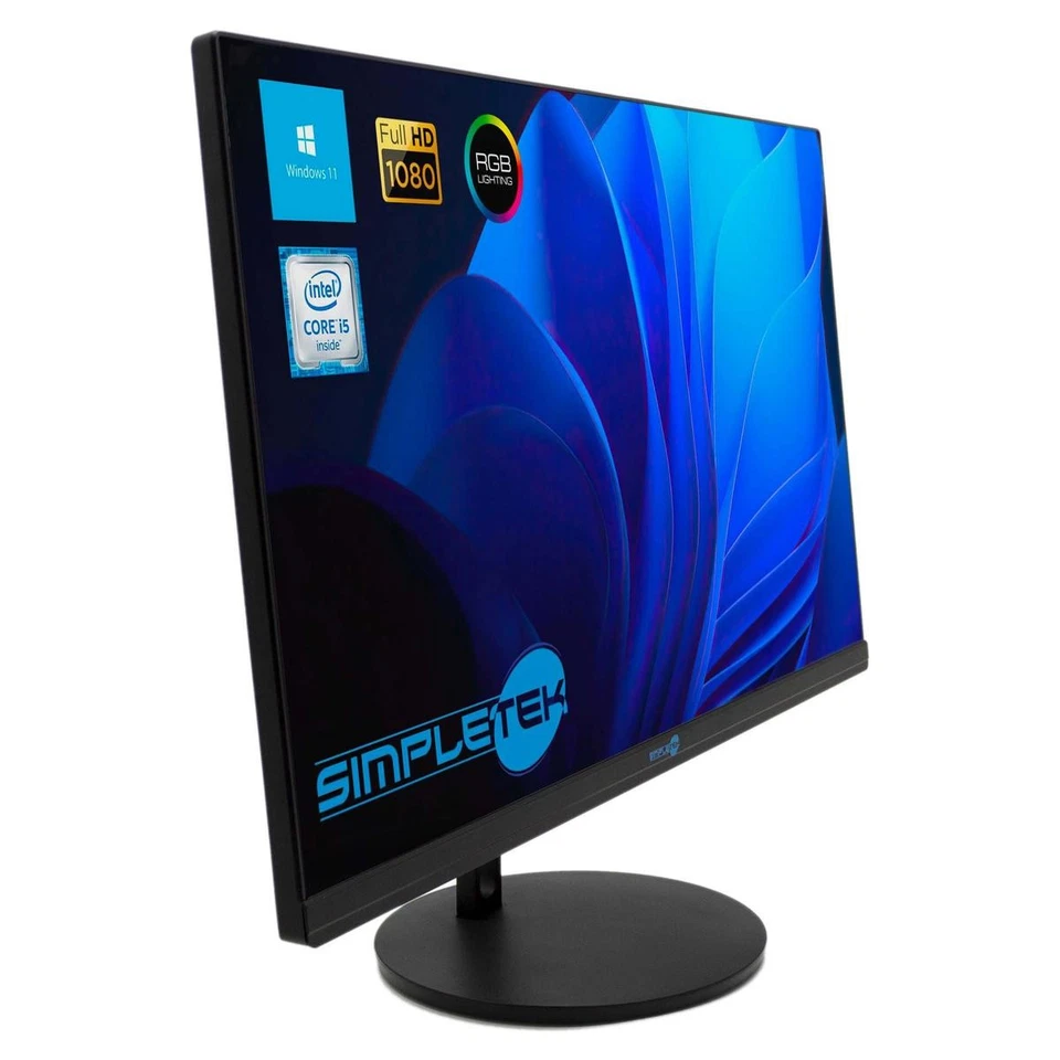 Business All In One PC i5 24" Full HD Windows 11 Pro 8GB SSD 240GB with Keyboard - Image 2 of 4