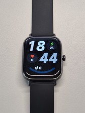 Smartwatch Qnix GTS2, 43mm, come nuovo, IP68, cinturino in silicone, confezione completa