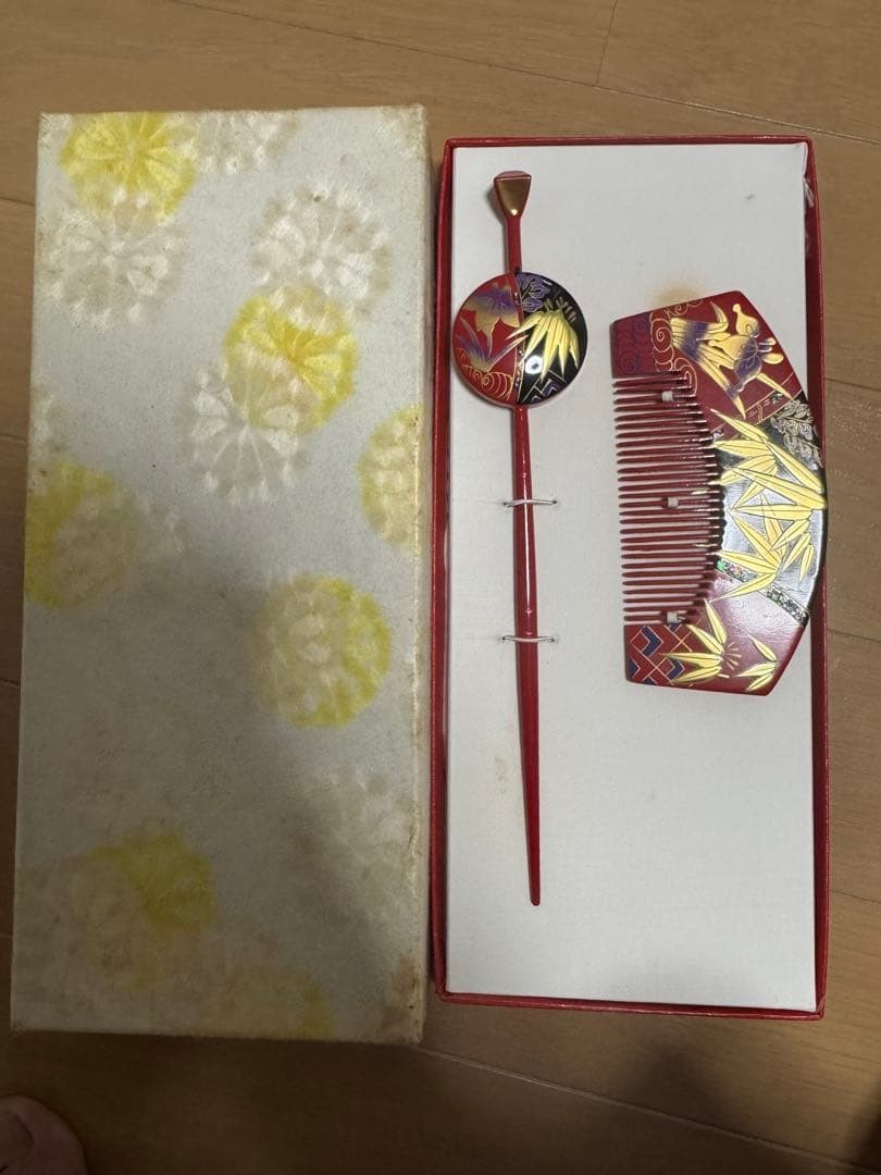 Vintage Japanese Hair Ornament Kanzashi Hairpin Kimono Traditional Style