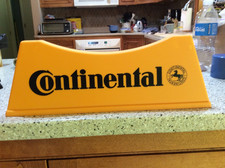 Continental Tire 2 Piece Display Stand Advertising Sign Continental Tire 2 Piece Display Stand Advertising Sign
