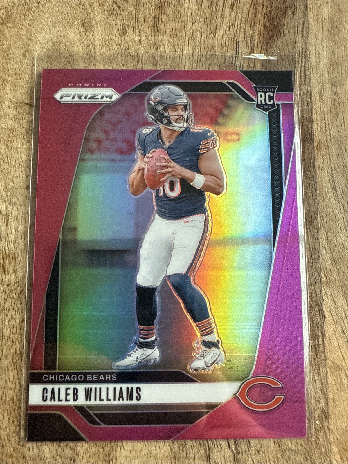 Caleb Williams 2024 Panini Prizm Pink Pulsar #301