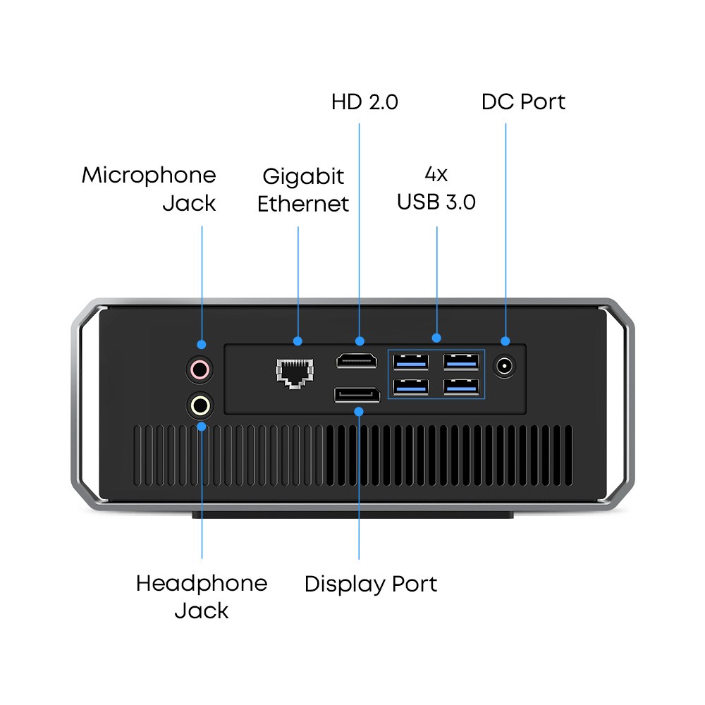 CHUWI CoreBox Mini PC, Intel i5-8259U, 16GB RAM 256GB SSD, Win10