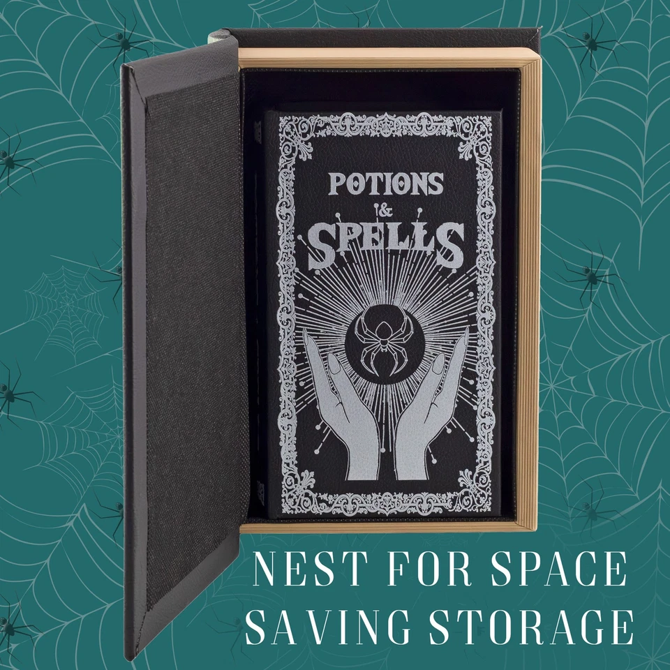 Magic Nesting Halloween Books Set of 2; Hidden Spooky Holiday Themed Fake Books - Image 4 of 4