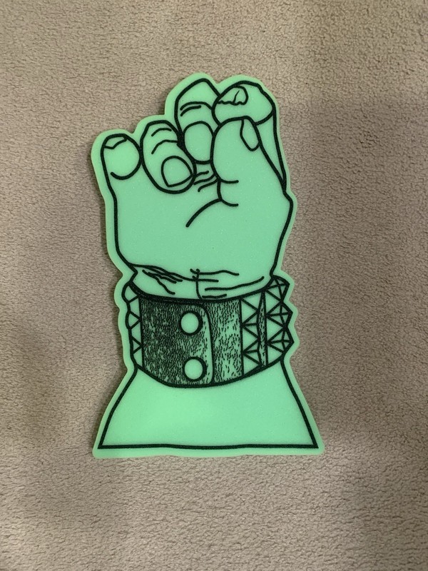 SDCC 2025 Toxic Avenger Movie Promo Giveaway Large Green Fist TOXIE Foam Hand LE