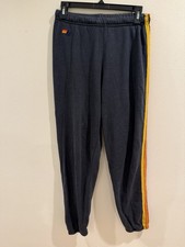 Aviator Nation 5 Stripe Sweatpants Womens Medium