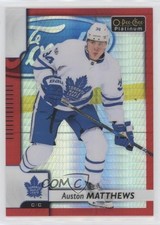 2017-18 O-Pee-Chee Platinum Red Prism 68/199 Auston Matthews #25 0zu