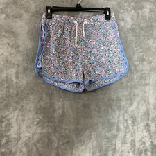 Crewcuts Re-Imagined Girls Fishtail Hem Active Shorts J Crew Size 14 floral