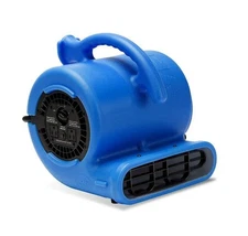 B-Air 1/4 HP Air Mover Blower Fan for Water Damage Restoration in Blue NEW OPENB