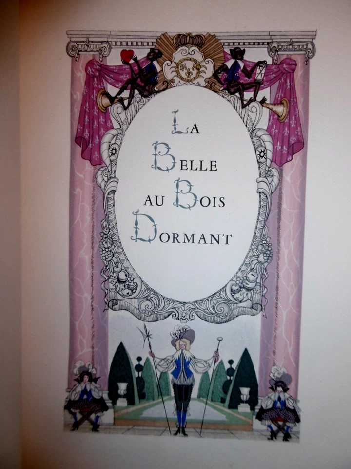 LA BELLE AU BOIS DORMANT-ILLUST HENRY LEMARIE-1948-RELIURE SIGNEE PLEIN MAROQUIN - Photo 4/4