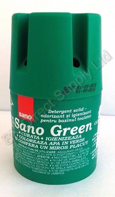 SANO GREEN WATER WC-SCHÜSSELREINIGER Hygienisch Langlebige Seifen-TABLETTE...