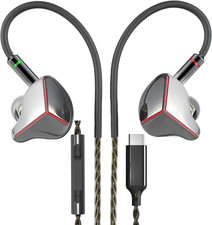 In Ear Monitor Headphones with Mic,Usb C,Hifi Gaming IEM