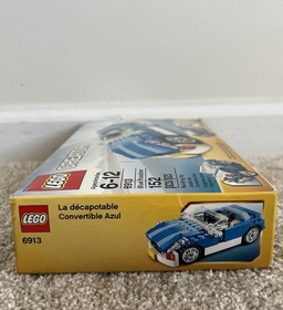 Lego Creator 3 In 1 Blue Roadster 6913, Complete Set, Ready To Rebuild!