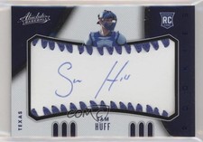 2021 Absolute Rookie Baseball Material Signatures Blue 34/50 Sam Huff Auto 0w7