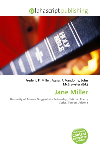Frederic P. Miller (U. A.) | Jane Miller | Taschenbuch | Englisch (2026)-image