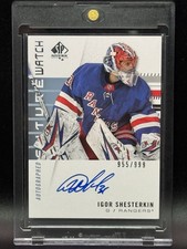 2019 SP Authentic Igor Shesterkin Autograph #251 card