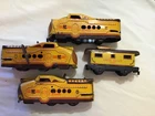 VINTAGE MARX Wind-UP Tin Toy Trains.  UNION PACIFIC  4 pieces