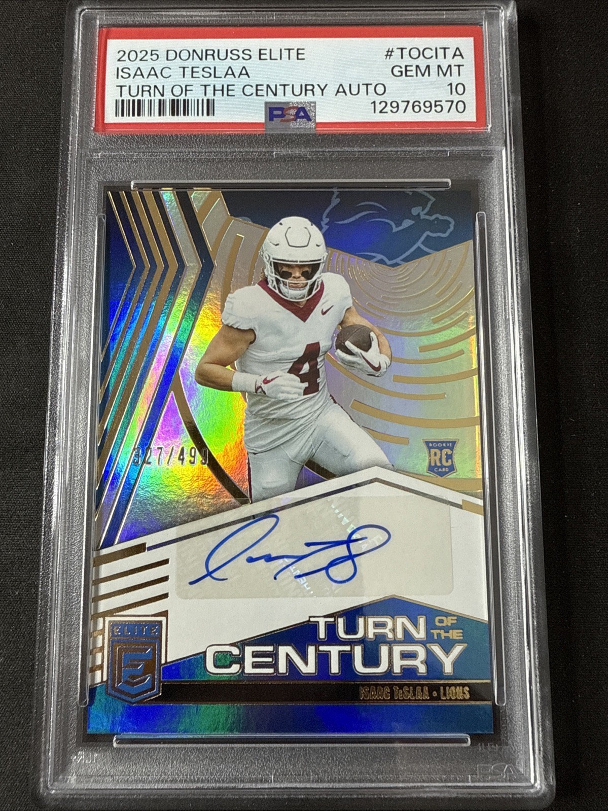 Isaac TeSlaa Panini Donruss Elite Turn of the Century Autographs #TOCITA Base