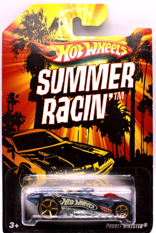 Hot Wheels 2009 Summer Racin Pocket Bikester met. blue-gray goldOH5spk's