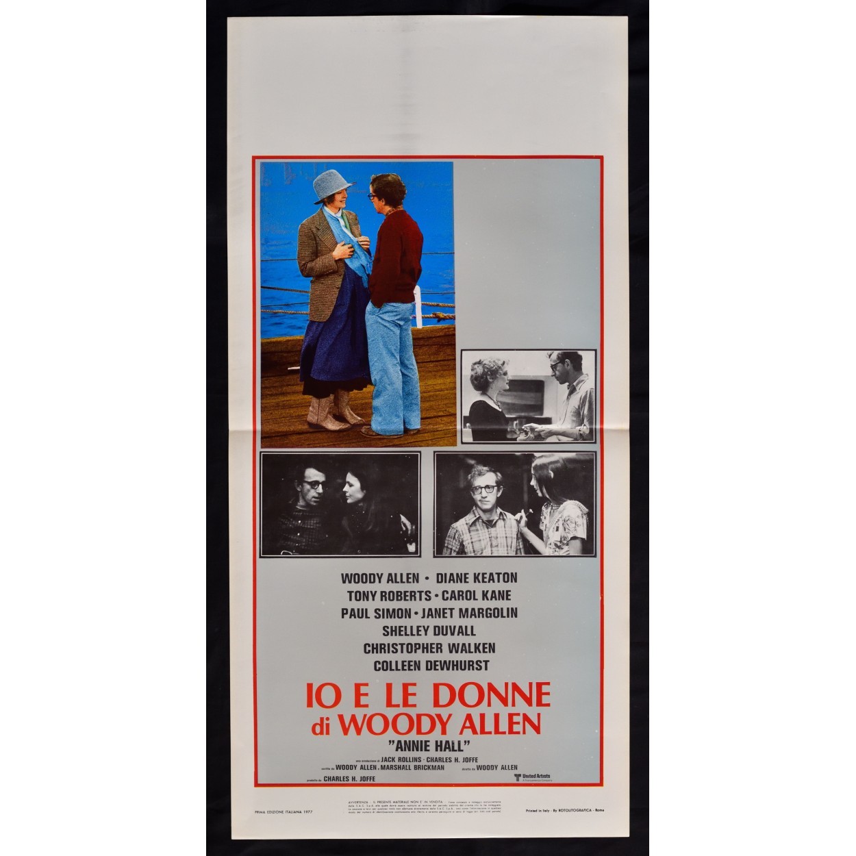 Locandina originale film Io e Annie (1978) - Regia di Woody Allen