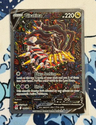 Giratina V 186/196 Alt Art Secret Rare SWSH11: Lost Origin English - READ DESC.