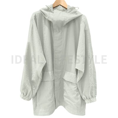 UNIQLO U Utility Parka S-XXL Black Beige Water-Repellent Hooded