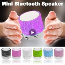 Mini Portable Bluetooth Speaker Wireless Stereo Bass Rechargable USB TF FM Radio