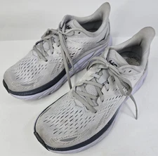 Hoka One Clifton 8 Mens Size 8D Road Running Shoes Lunar Rock Nimbus Cloud
