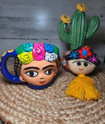 Frida Kahlo mug 12oz From Oaxaca Handmade