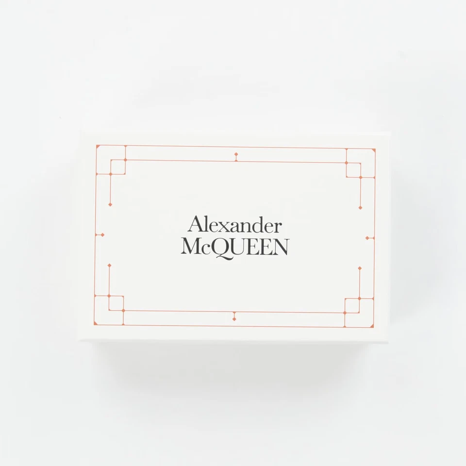 ALEXANDER MCQUEEN Womens Croc Skull Card Holder Black Leather One Size RRP 180 - Image 2 of 4