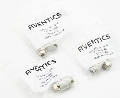 3x Aventics Rexroth 7290 R412010569 FD 456 Drosselrückschlagventil -unused-