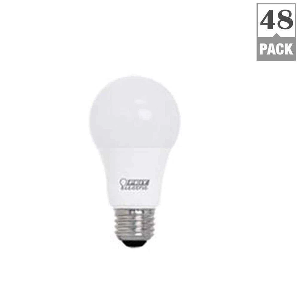 Feit Electric 40-Watt Equivalent A19 Dimmable LED Light Bulb Soft White 4-Pack - Image 4 of 4