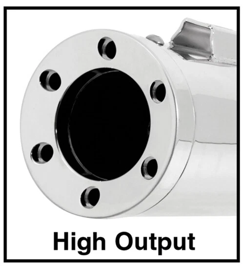 SILENCIADORES DE ESCAPE GATLIN 4" CROMADOS HARLEY ELECTRA GLIDE ROAD KING STREET ULTRA Foto 2 de 2