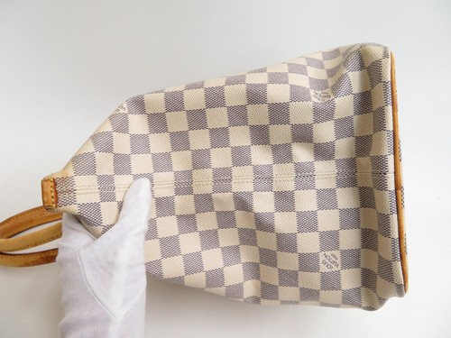 Authentic Louis Vuitton Damier Azur Saleya MM handbag Tote Bag #40534 - Picture 5 of 21