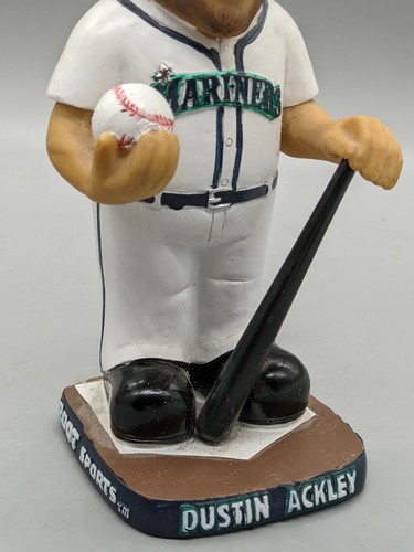 Dustin Ackley MLB Seattle Mariners Garden Gnome Bobblehead Bobble Head Yankees - Picture 7 of 10